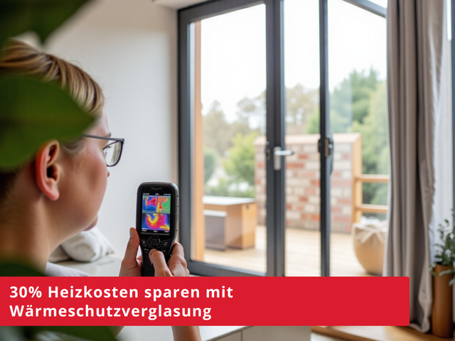 Heizkosten sparen durch Wärmeschutzglas
